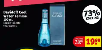 Kruidvat Davidoff cool water femme 100ml aanbieding