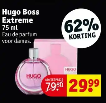 Kruidvat Hugo boss exreme 75ml aanbieding