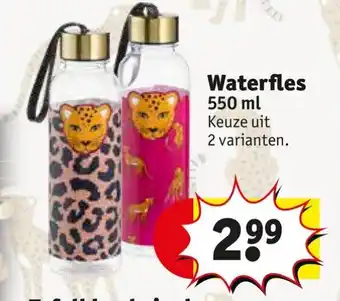 Kruidvat Waterfles 550 ml aanbieding