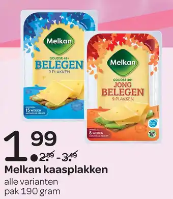 Spar Melkan kaasplakken aanbieding