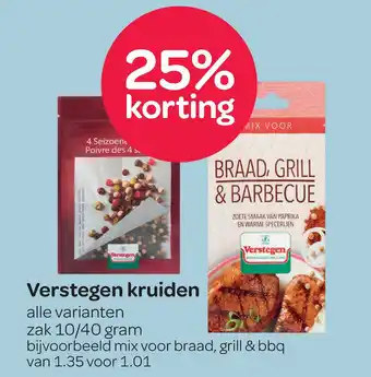 Spar Verstegen kruiden aanbieding