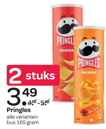 Spar Pringles aanbieding