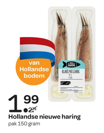 Spar Hollandse nieuwe haring aanbieding