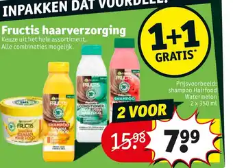 Kruidvat Fructis haarverzorging aanbieding