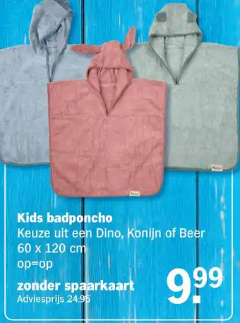 Albert Heijn Kids badponcho zonder spaarkaart aanbieding