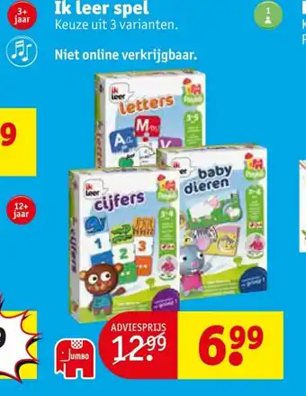 Kruidvat Ik leer spel aanbieding