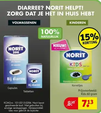 Kruidvat Norit aanbieding