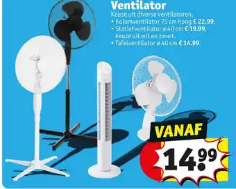 Kruidvat Ventilator aanbieding