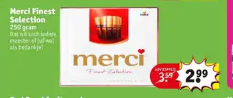 Kruidvat Merci Finest Selection 250 gram aanbieding