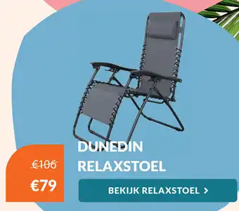 Van der Garde tuinmeubelen Dunedin Relaxstoel aanbieding