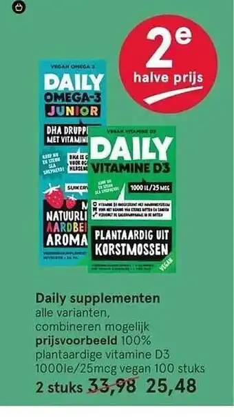 Etos Daily Supplementen aanbieding