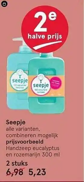 Etos Seepje Handzeep Eucalyptus En Rozemarijn 300 Ml aanbieding