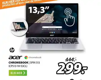 Expert Acer Chromebook Spin 513 (CP513-1H-S3CL) aanbieding
