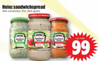 Dirk Heinz sandwichspread  300g aanbieding