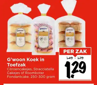 Vomar Voordeelmarkt G'woon Koek in Toefzak aanbieding