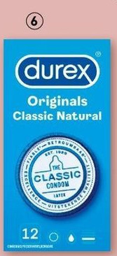 Etos Durex Condooms Originals Classic Natural 12 stuks aanbieding