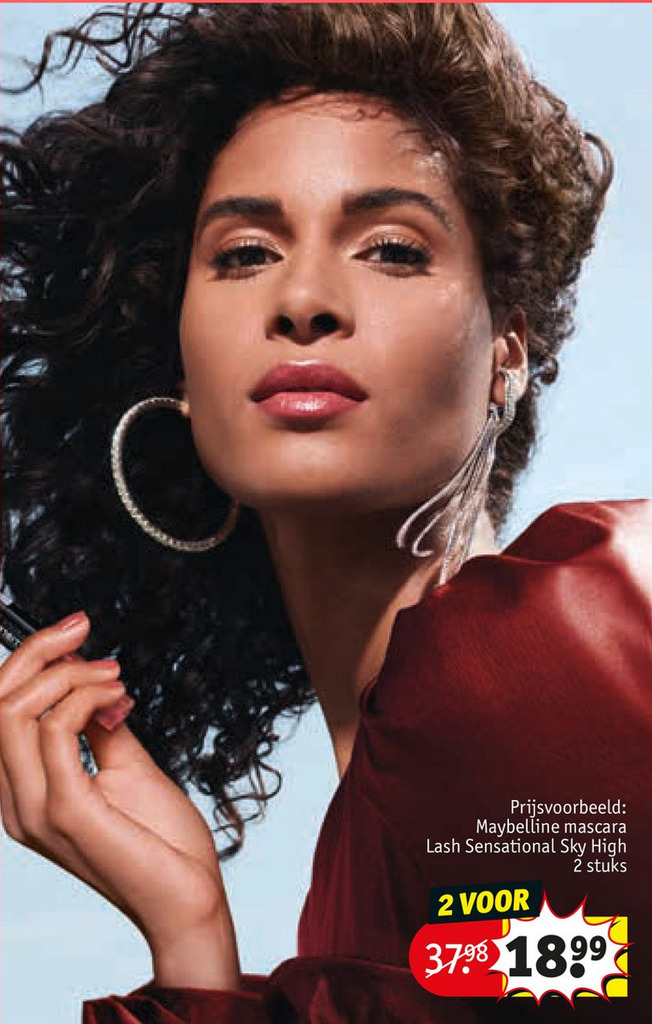 Maybelline mascara Lash Sensational Sky High aanbieding bij Kruidvat