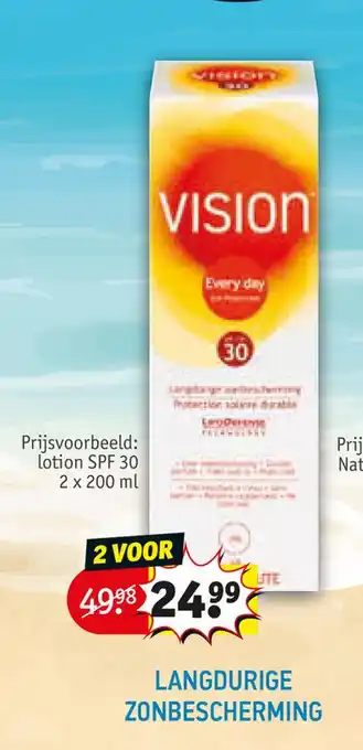 Kruidvat Lotion SPF 30 aanbieding