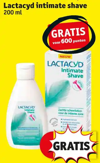 Kruidvat Lactacyd intimate shave aanbieding