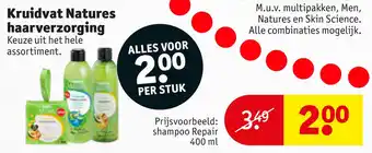 Kruidvat Kruidvat Natures haarverzorging aanbieding