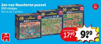 Kruidvat Jan van Haasteren puzzel aanbieding