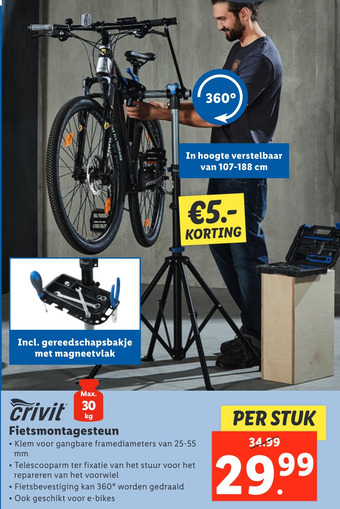 Lidl Fietsmontagesteun aanbieding