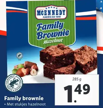 Lidl Family brownie aanbieding