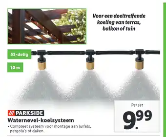 Lidl Waternevel-koelsysteem aanbieding