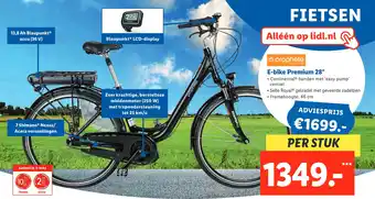 Lidl E-bike Premium 28" aanbieding