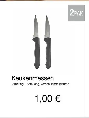 Kik Keukenmessen 18 cm aanbieding