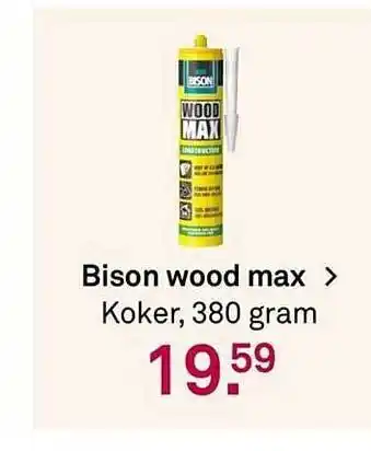 Karwei Bison Wood Max > Koker, 380 Gram aanbieding