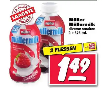 Nettorama Müller Müllermilk aanbieding