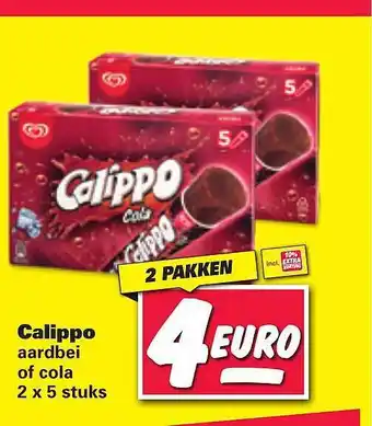 Nettorama Calippo Aardbei Of Cola aanbieding