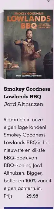 BookSpot Smokey Goodness Lowlands BBQ - Jord Althuizen aanbieding