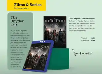BookSpot Zack Snyder's Justice League - Batman En Wonder Woman aanbieding