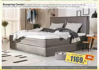 Woonsquare Boxspring Carolyn aanbieding