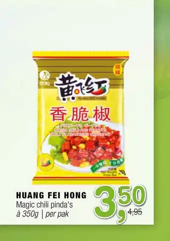 Amazing Oriëntal Huang Fei Hong Magic Chili Pinda's 350g aanbieding