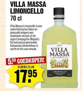 Dirck 3 Villa Massa Limoncello aanbieding