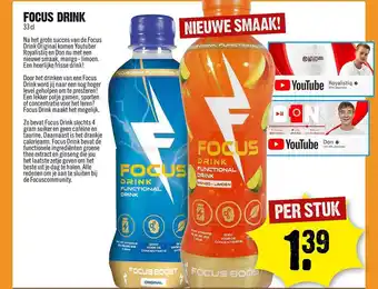 Dirck 3 Focus Drink aanbieding