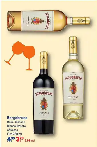 Makro Borgobruno 750ml aanbieding