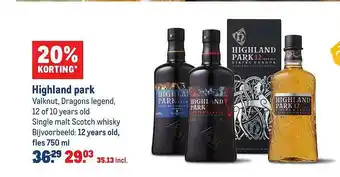 Makro Highland Park 20% Korting aanbieding