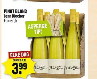 Dirck 3 Pinot Blanc Jean Biecher aanbieding