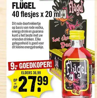 Dirck 3 Flügel 40 Flesjes aanbieding