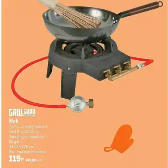 Makro GrillGuru Wok Guru Easy Asia Wok aanbieding