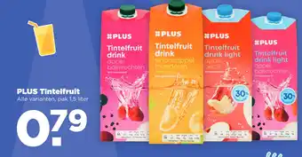 PLUS PLUS Tintelfruit aanbieding