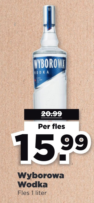 PLUS Wyborowa Wodka aanbieding
