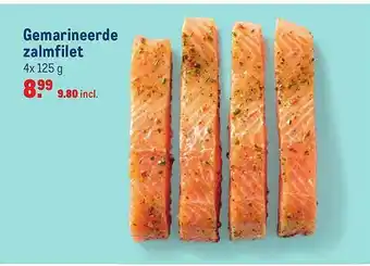 Makro Gemarineerde Zalmfilet 125g aanbieding