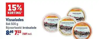 Makro Vissalades 15% Korting aanbieding