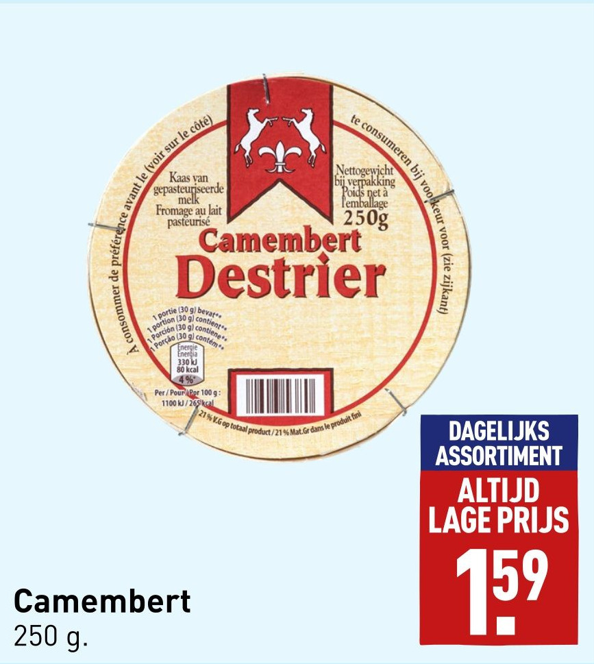Camembert aanbieding bij ALDI