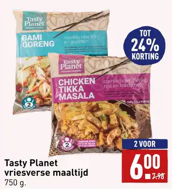 ALDI Tasty Planet vriesverse maaltijd aanbieding